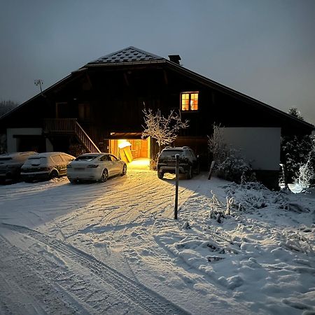 Chalet à Megève-Vauvray - Appartements tout confort, vue Mont Blanc Demi-Quartier Exterior foto
