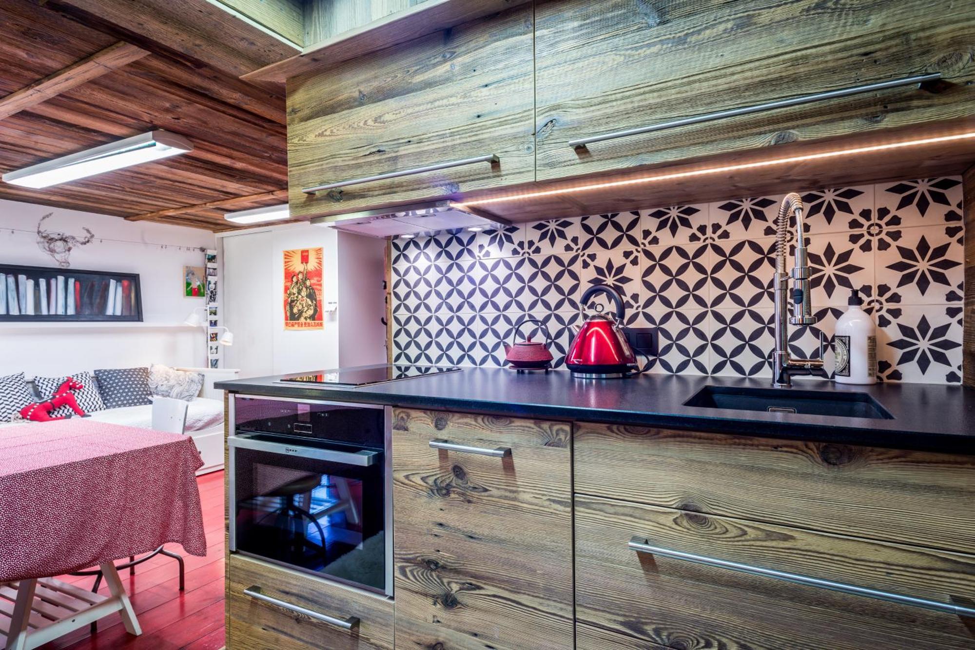 Chalet à Megève-Vauvray - Appartements tout confort, vue Mont Blanc Demi-Quartier Exterior foto