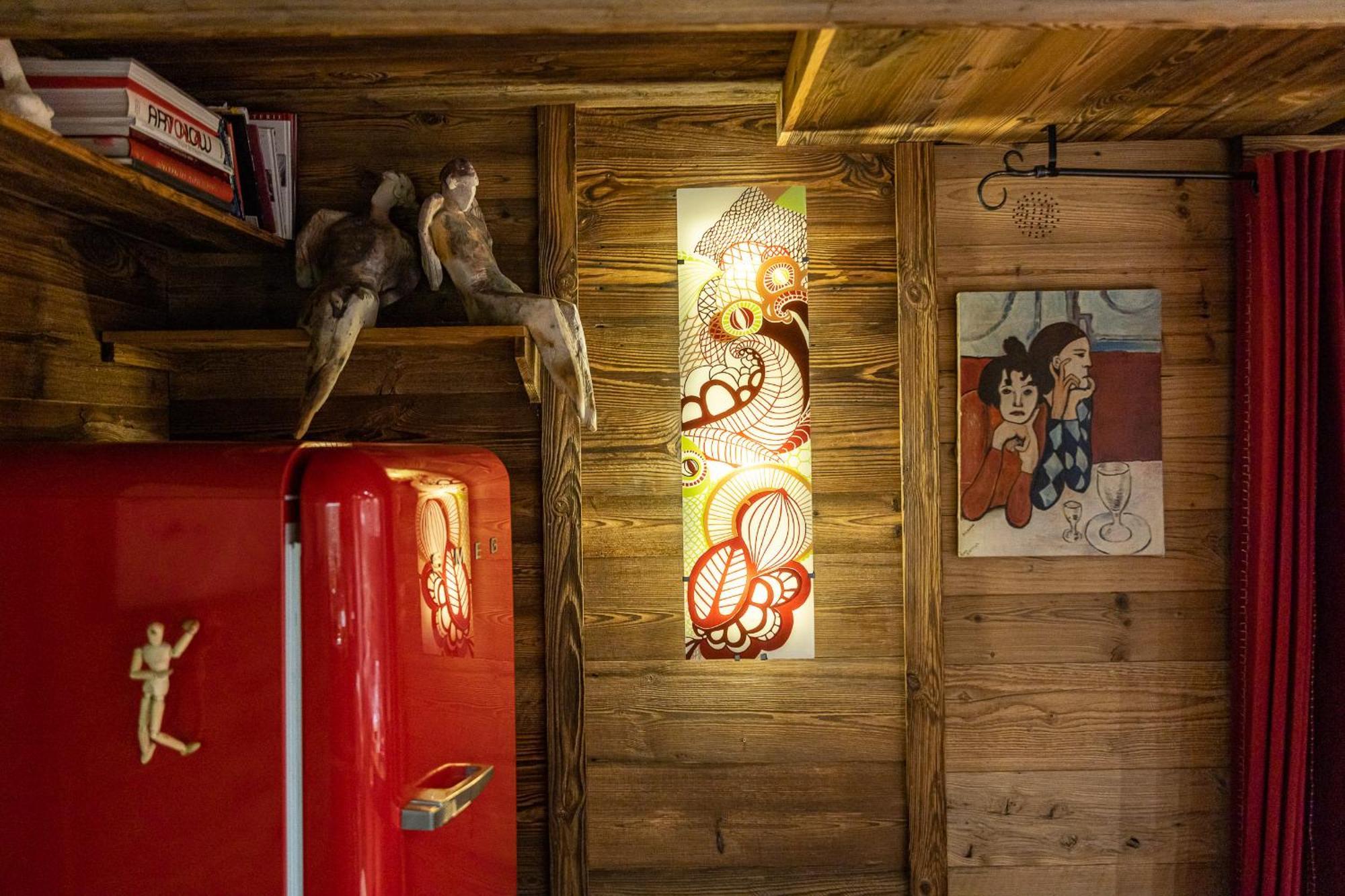 Chalet à Megève-Vauvray - Appartements tout confort, vue Mont Blanc Demi-Quartier Exterior foto